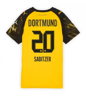 Borussia Dortmund Marcel Sabitzer #20 Hjemmebanetrøje Dame 2025-26 Kort ærmer Borussia Dortmund Marcel Sabitzer #20 Hjemmebanetrøje Dame 2025-26 Kort ærmer